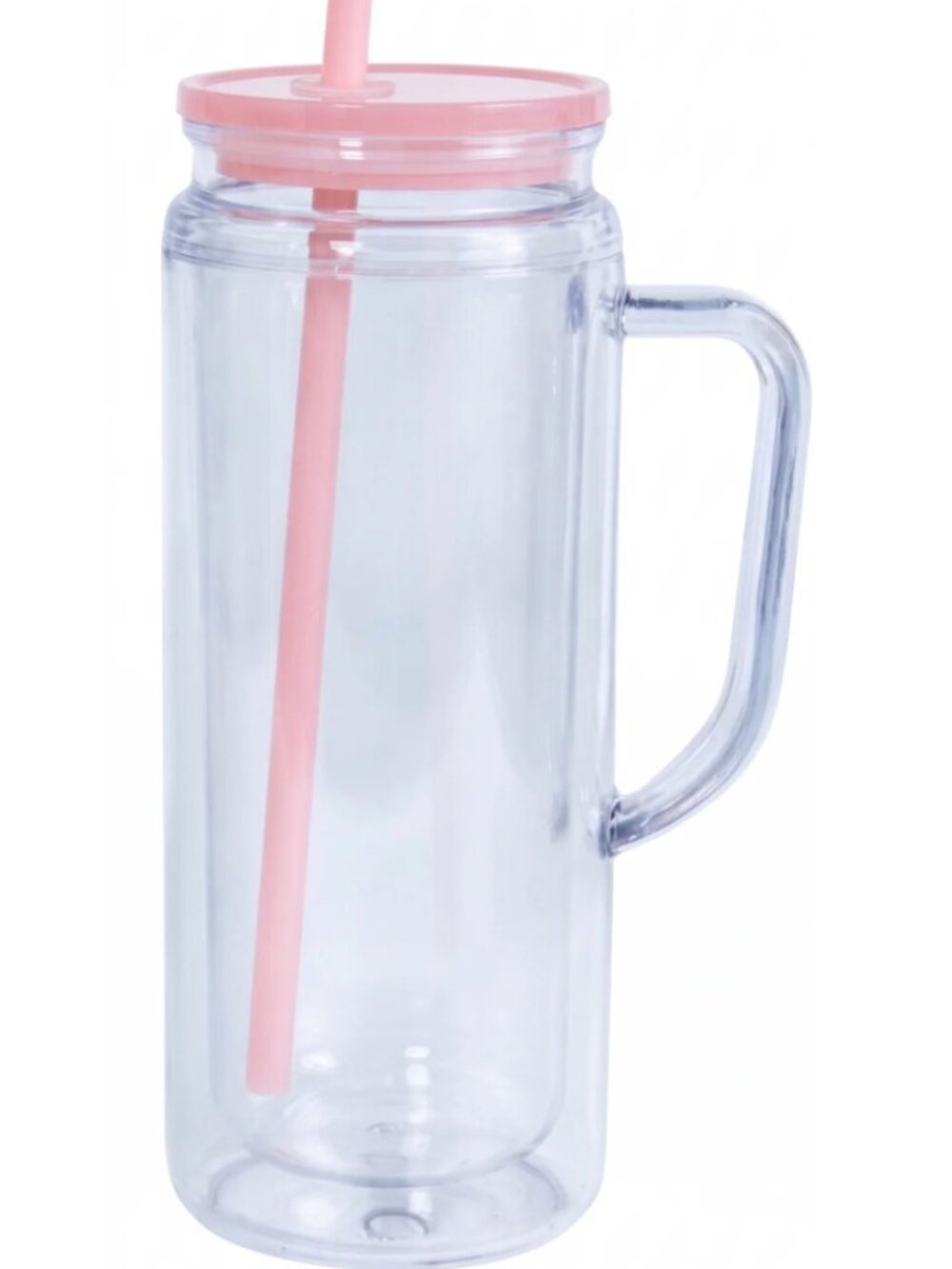 Custom 20oz Acrylic Tumbler w/ Handle | Glitter Filled Cup | Snow Globe Cup - Picture 2 of 11